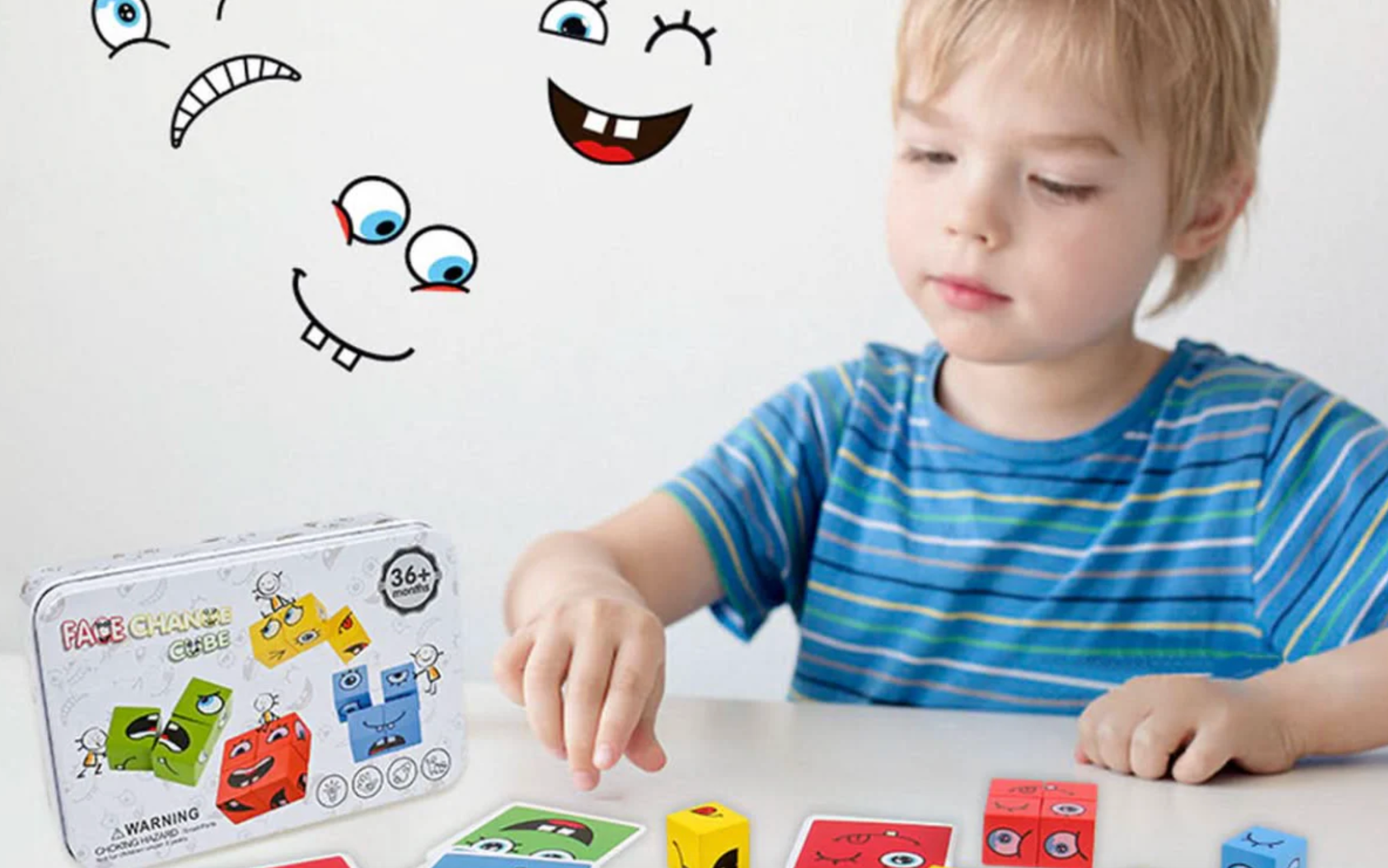 Juego de Rompecabezas con Caras Milgenial: Diversión que Educa