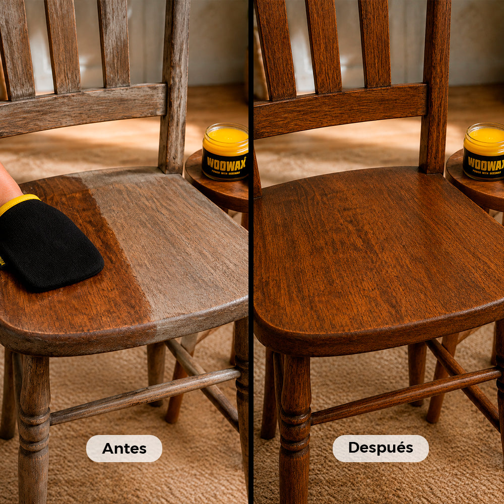 Lustrador de Muebles y Madera de Cera de Abejas WooWax