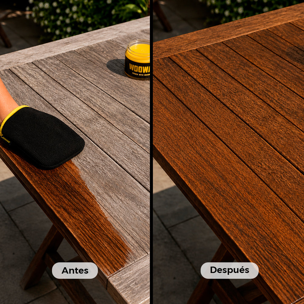 Lustrador de Muebles y Madera de Cera de Abejas WooWax