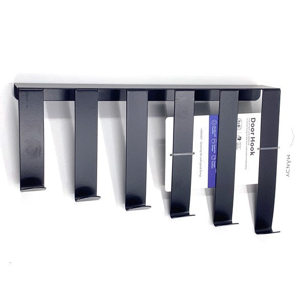 Perchero para Puerta con 6 Ganchos Metalicos