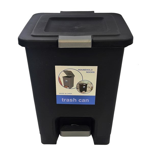 Papelera Basurero 15 Litroscon Pedal con Agarre