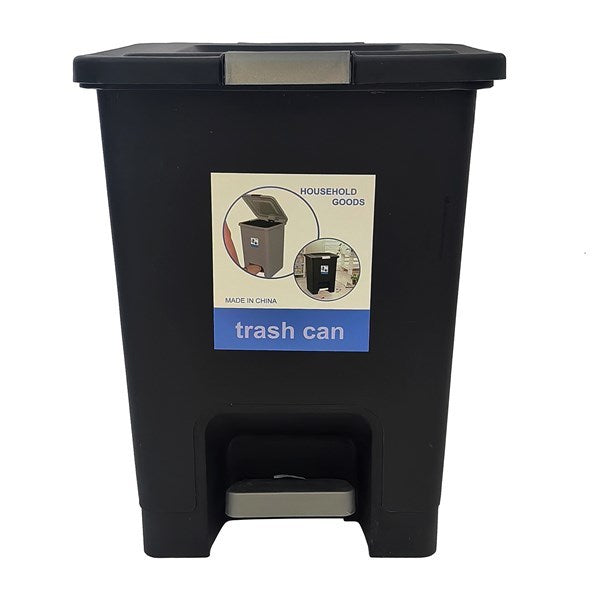 Papelera Basurero 15 Litroscon Pedal con Agarre