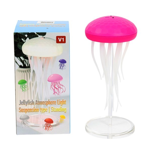 Lampara Medusa con Luz Multi color Led Carga usb