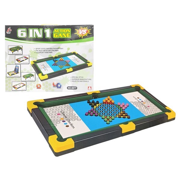 Juego de Mesa Multijuegos 6 en 1