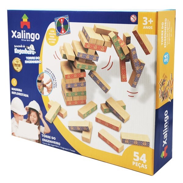 Juego Torre de Madera con Ruleta de Color