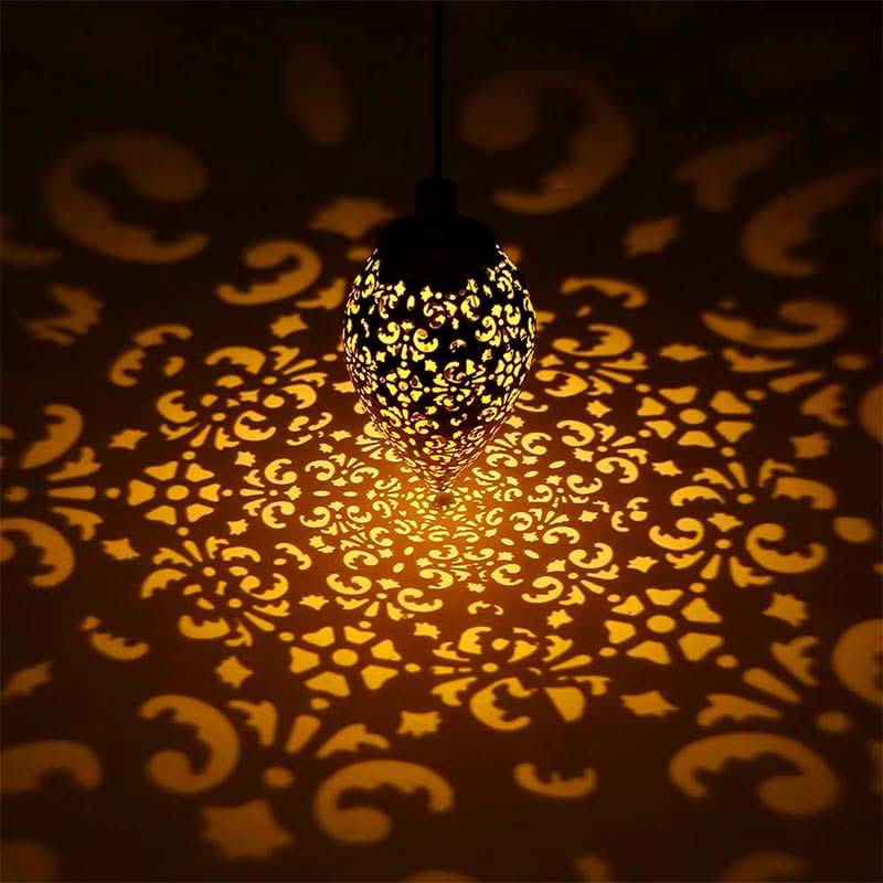 Farol Exterior para Jardín Solar Colgante