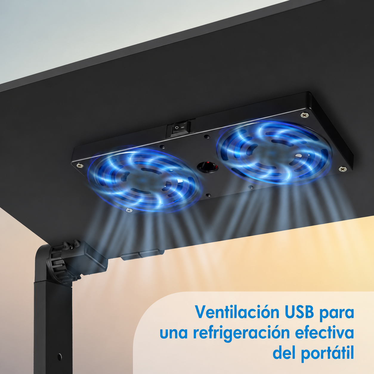 Mesa Portátil para Laptop con Ventilación