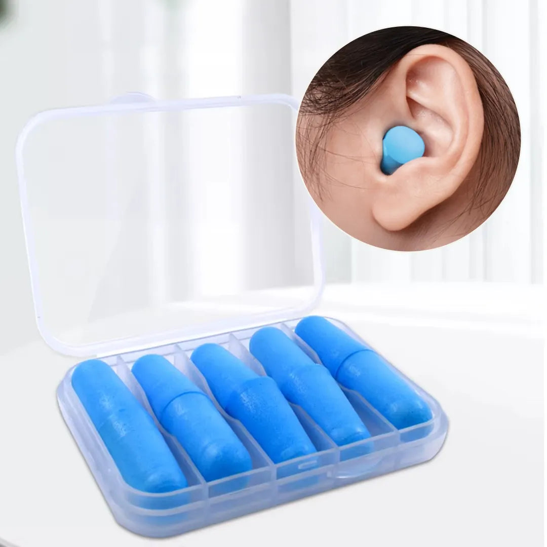 Tapones de Oído para Dormir con Reducción de Ruido 10 Piezas