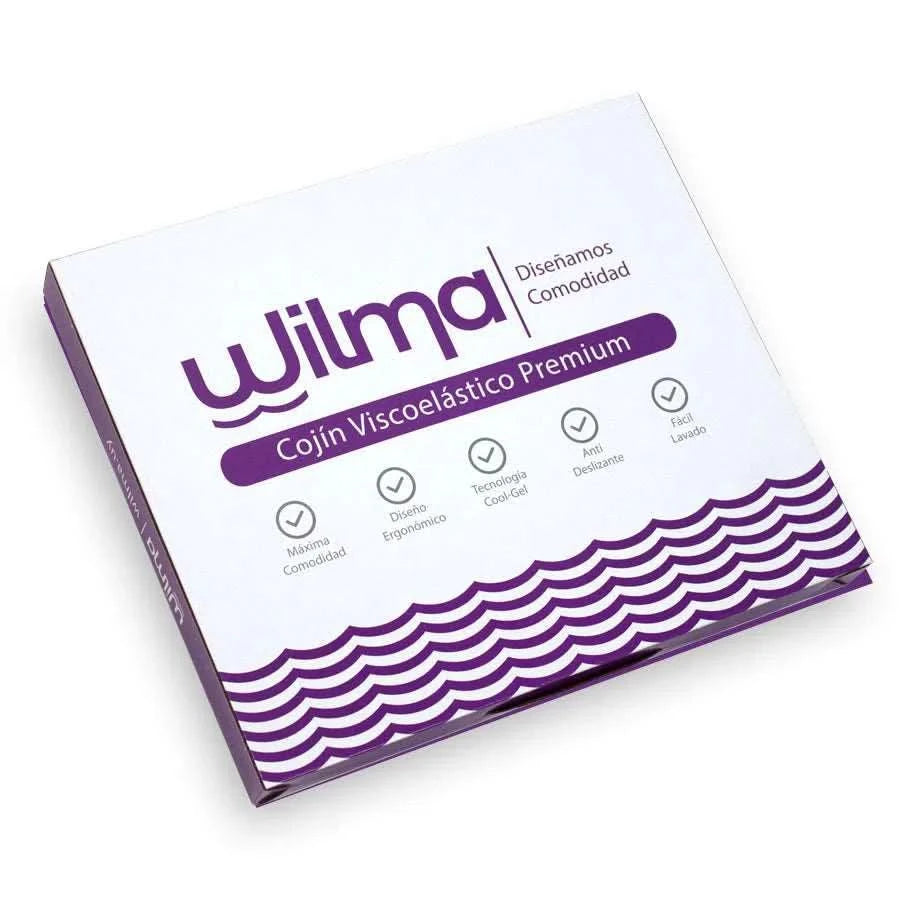 Cojin de Gel WILMA Viscoelástico Premium con Funda