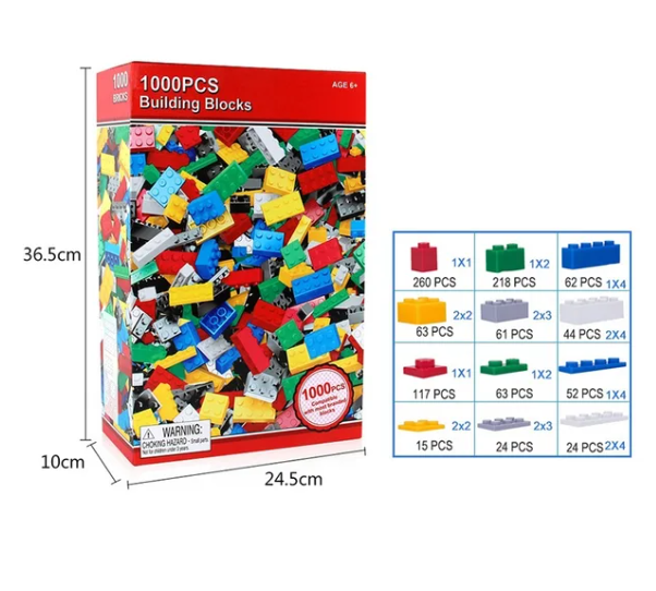 Juego de Bloques Ladrillos de Encastre