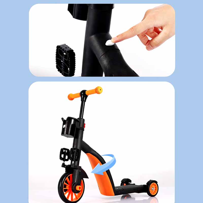 Triciclo Monopatin 3 en 1 con Pedales