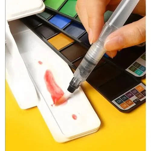 Set De Pintura De Acuarela Con Pincel De Agua y 24 Colores
