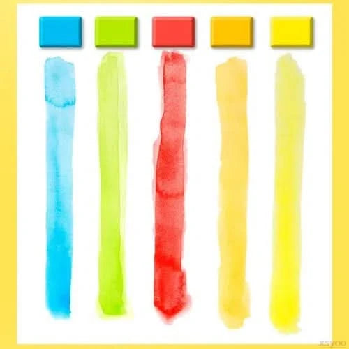 Set De Pintura De Acuarela Con Pincel De Agua y 24 Colores