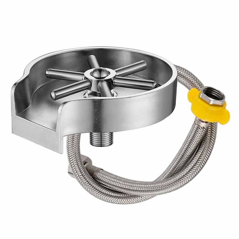 Limpiador de Vasos y Vajilla a Presión para Mesada