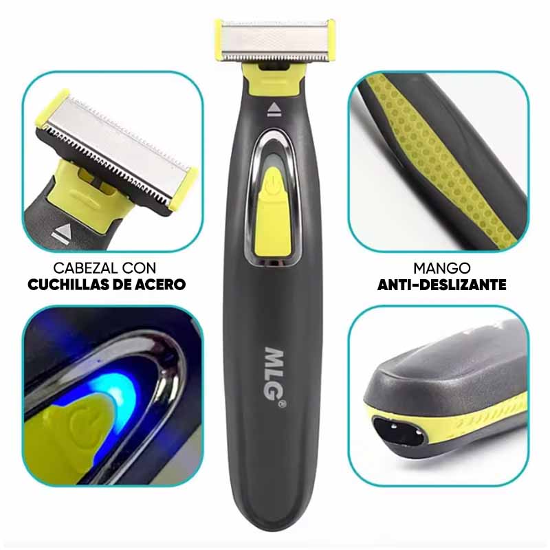 Afeitadora Eléctrica MLG con Carga Usb
