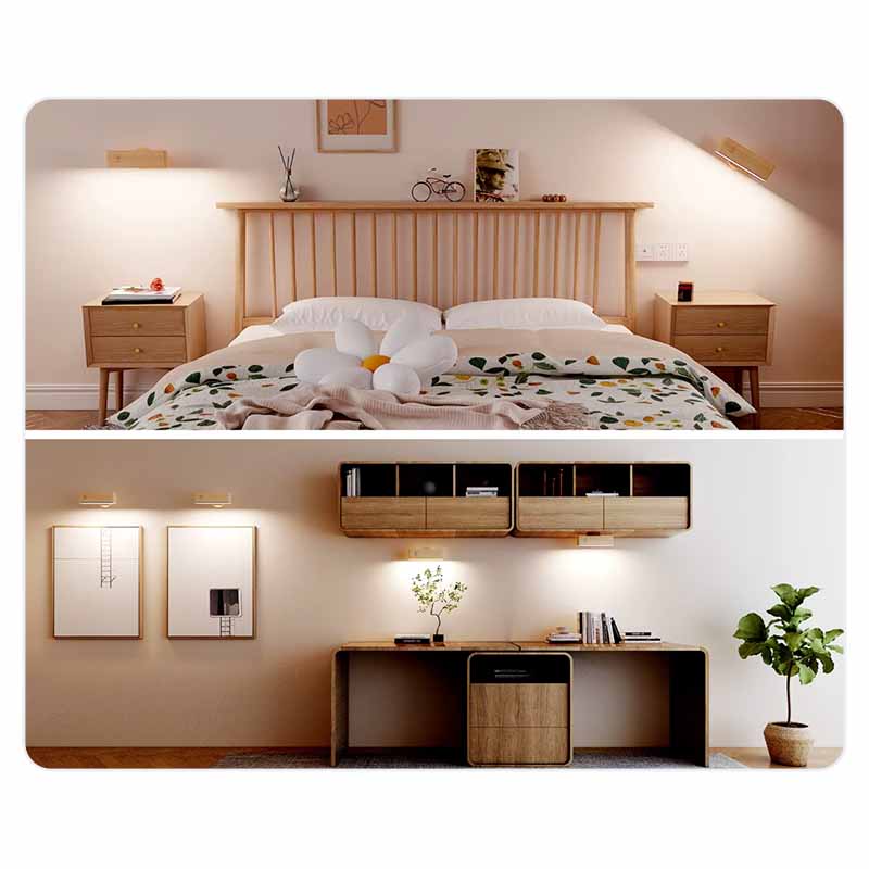 Lampara Led de Madera Lightwood 360 grados