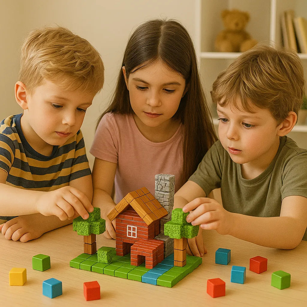 Juego de Bloques de Construccion PixelMine con 100 Piezas