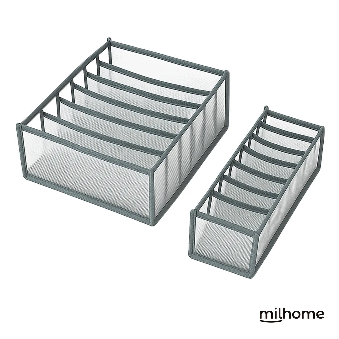 Set de 4 Organizadores para Ropa Milhome