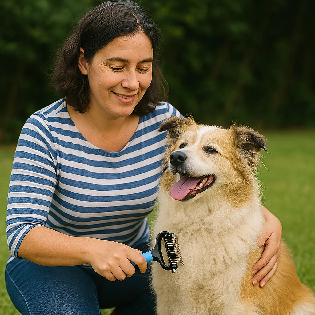 Cepillo Corta Nudos y Deslanador MimoPaws