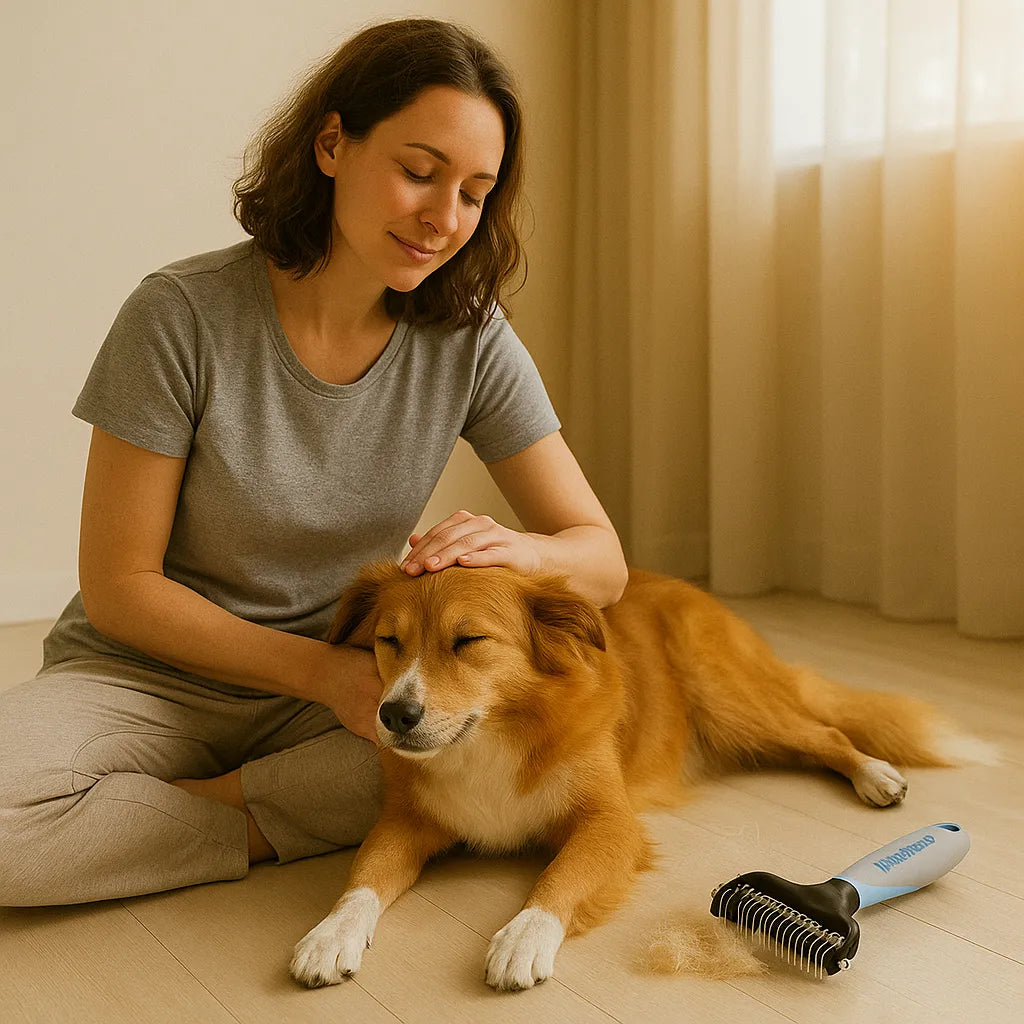 Cepillo Corta Nudos y Deslanador MimoPaws