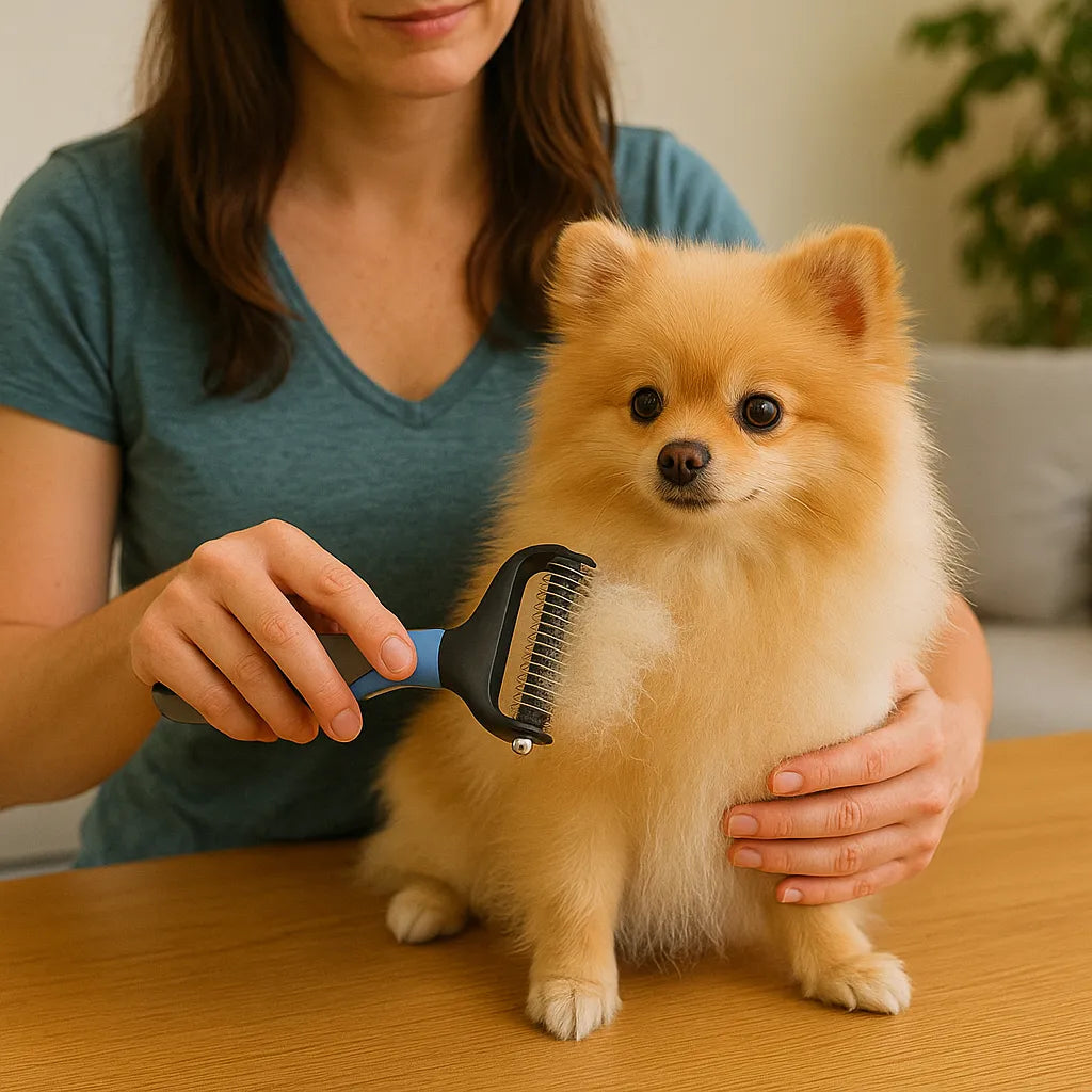 Cepillo Corta Nudos y Deslanador MimoPaws