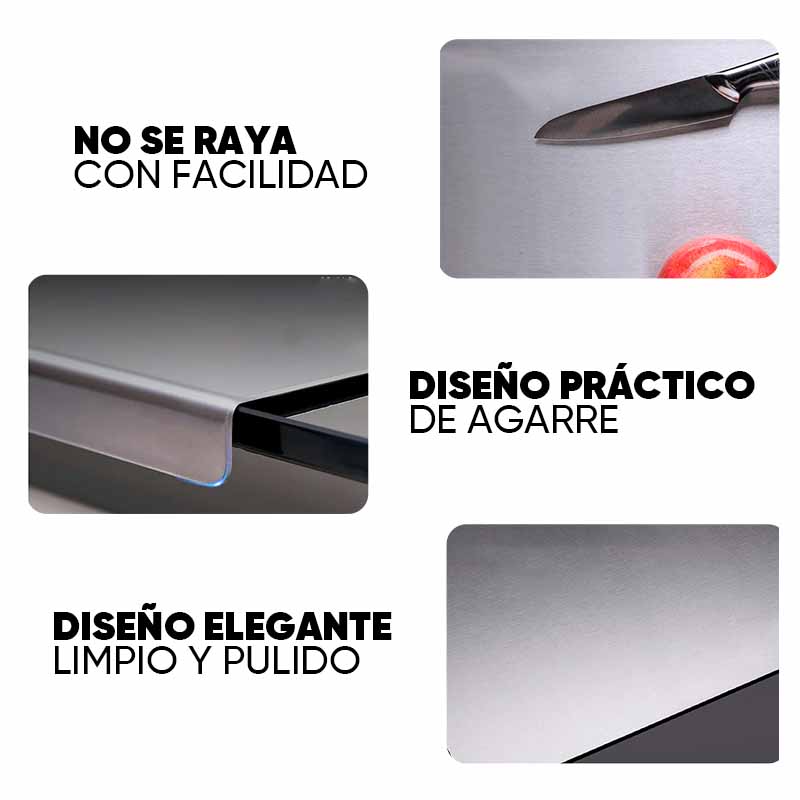 Tabla Protectora de Acero Inoxidable Milhome