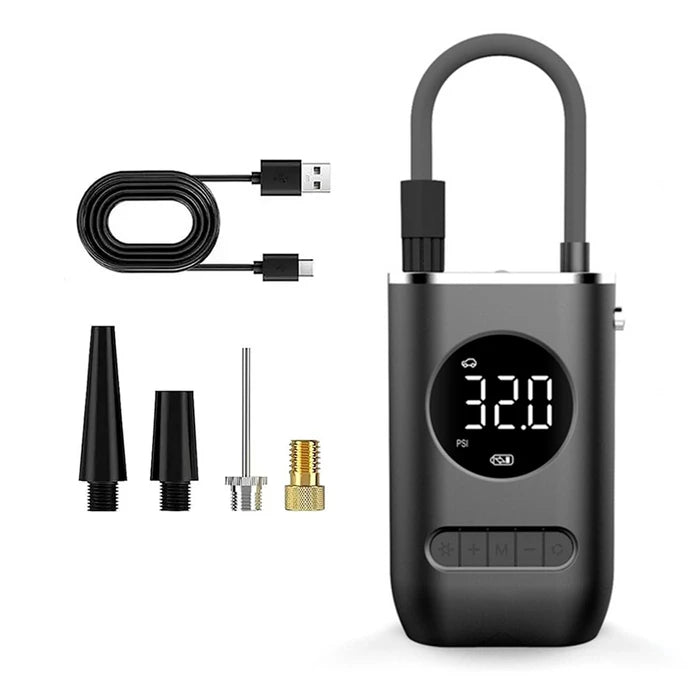 Inflador Compresor Portátil Digital Recargable USB