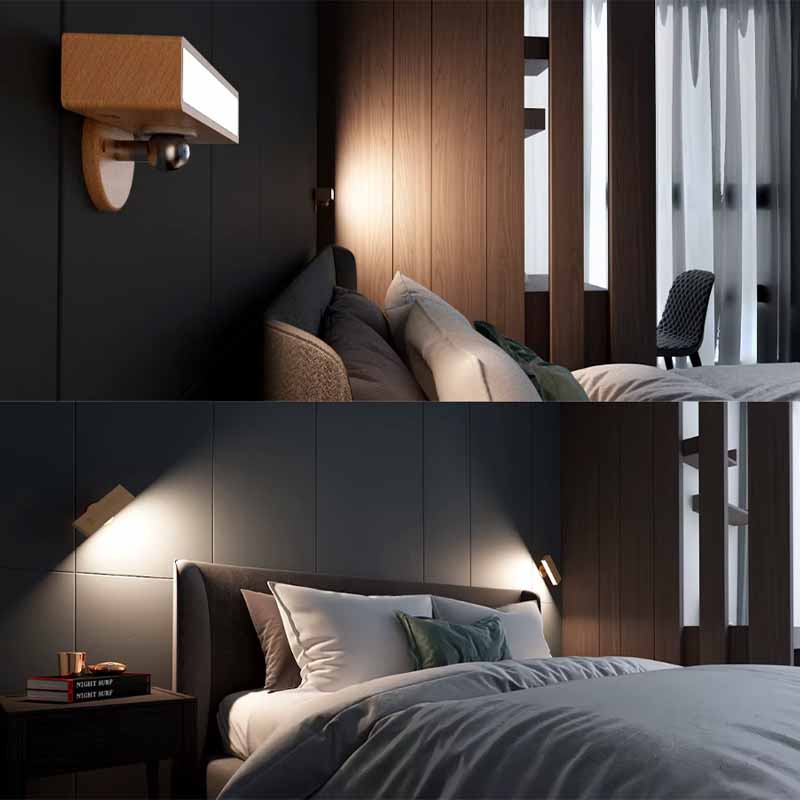 Lampara Led de Madera Lightwood 360 grados