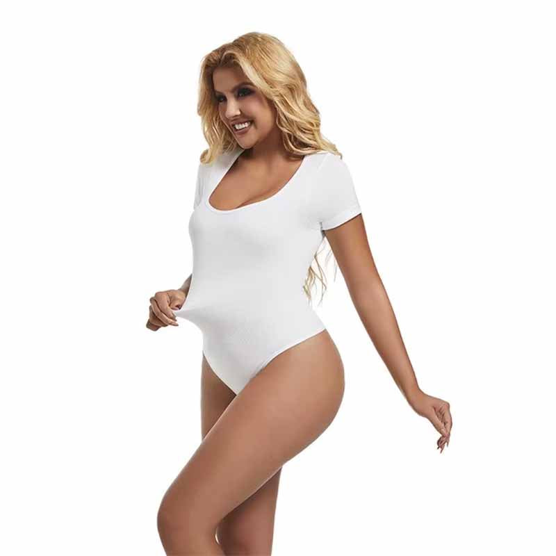 Body con Mangas Moldeador Elástizado