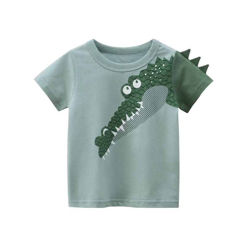 Camiseta con Diseño 3d de Cocodrilo