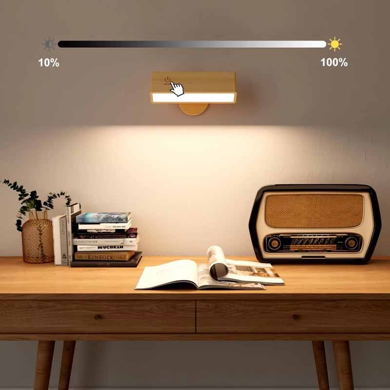 Lampara Led de Madera Lightwood 360 grados