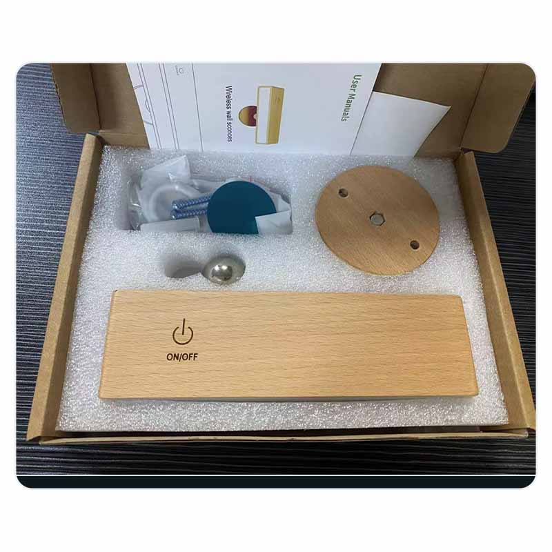 Lampara Led de Madera Lightwood 360 grados