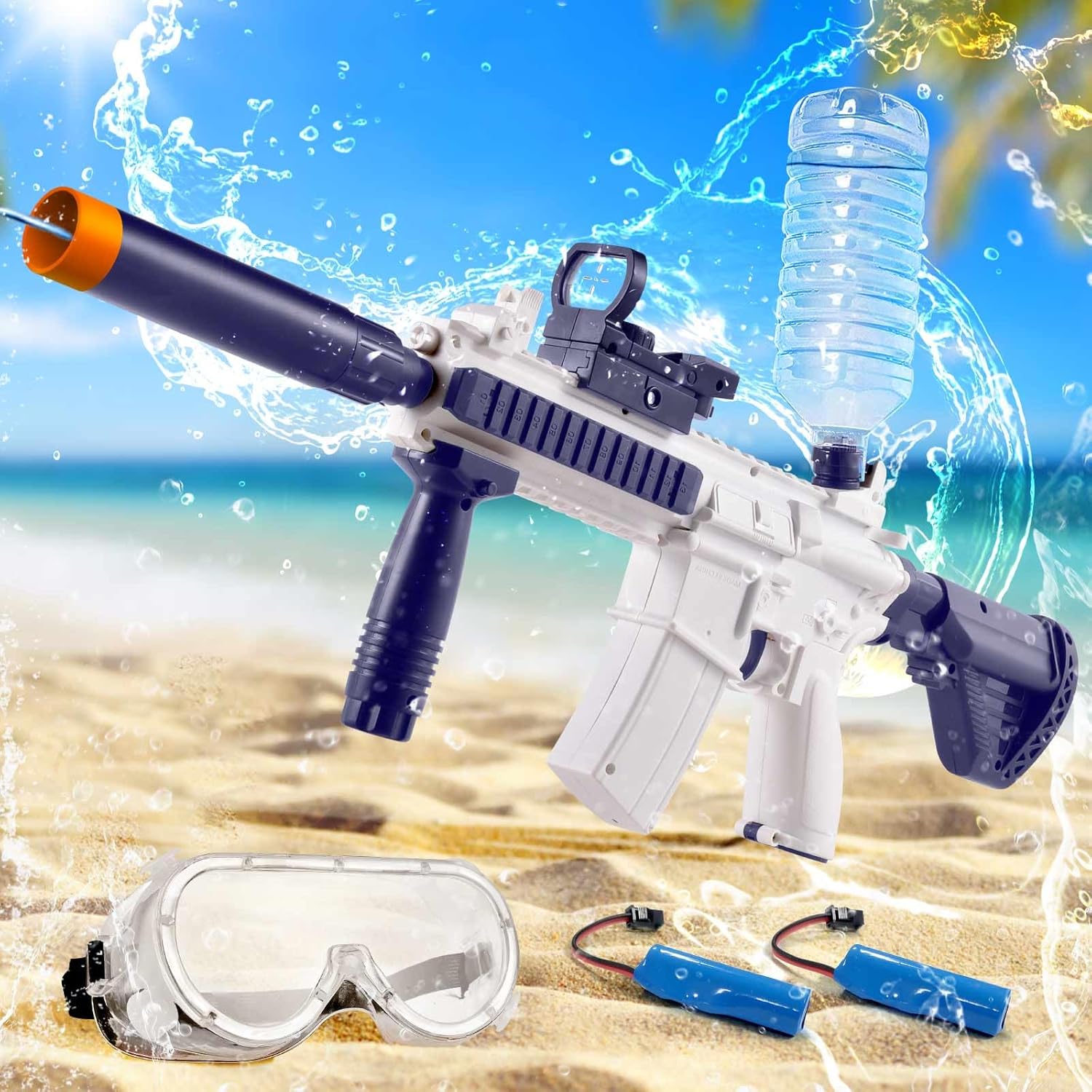 Pistola de Agua M416 a Bateria Recargable