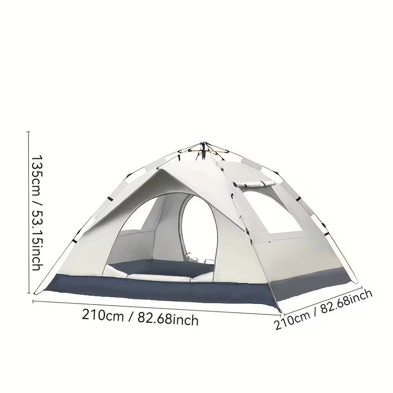 Carpa Doble Puerta Auto Armable 3 Personas