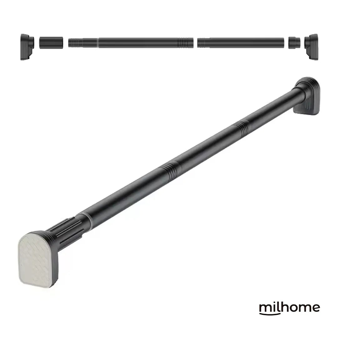 Barra Ajustable de Acero Inoxidable para Cortinas Milhome