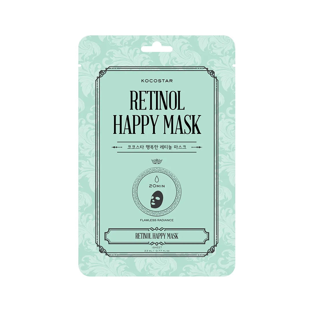 KOCOSTAR RETINOL- Mascarilla facial - Anti-age Hortensia