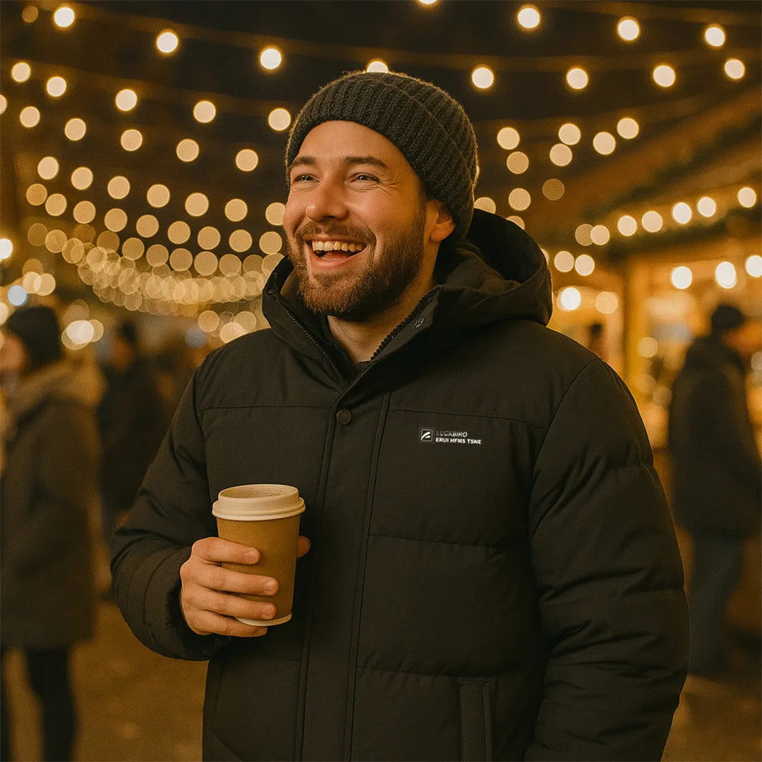 Campera con Capucha Luckbird Repele el Agua