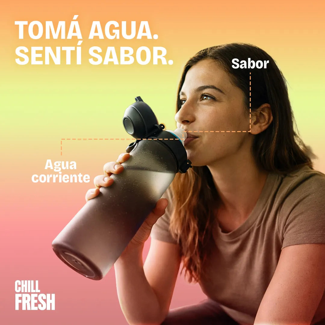 Botella Aromatica Chill Fresh con 3 Capsulas de Regalo