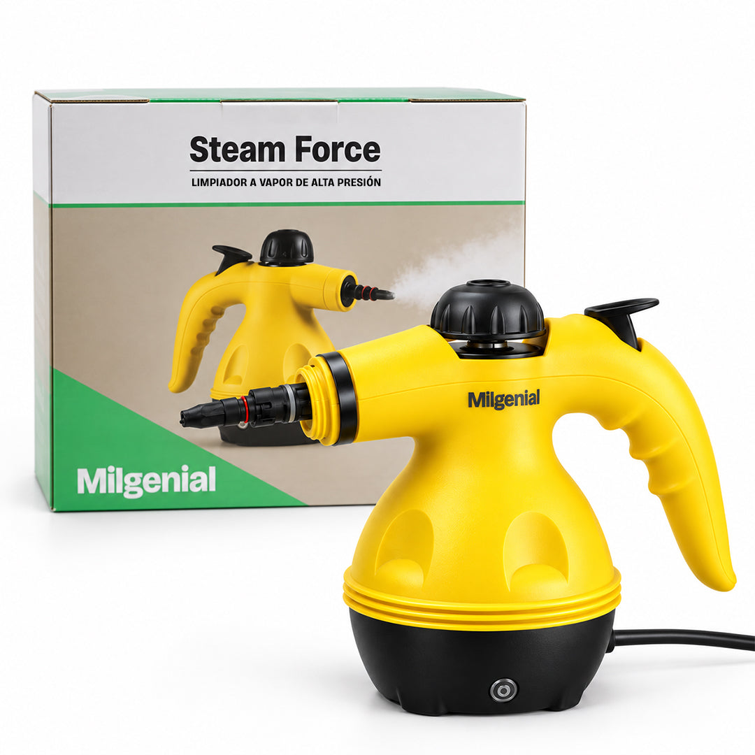 Maquina de Limpieza con Vapor 1050w con 6 Cabezales