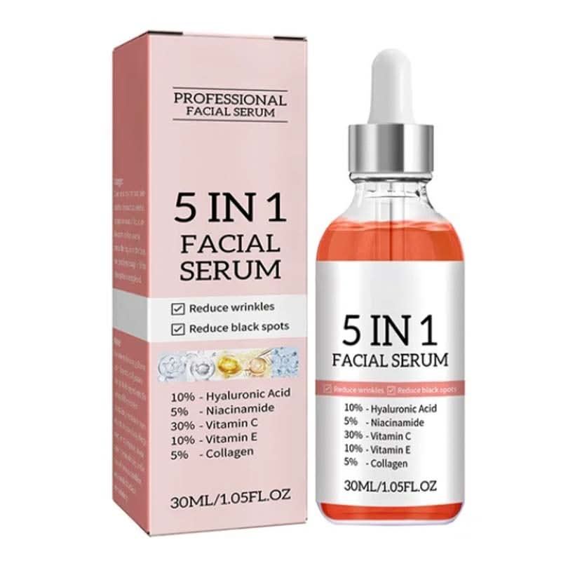 Suero Facial Hialuronico 5 en 1 Antiarrugas