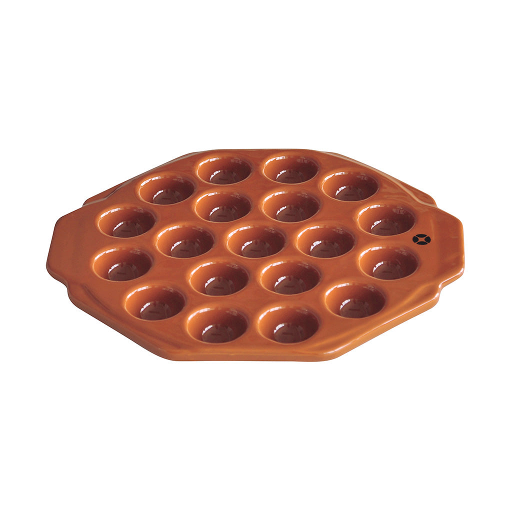 Provolonera Ceramica 19 Particiones Terracota 26.5x22/h2.6c