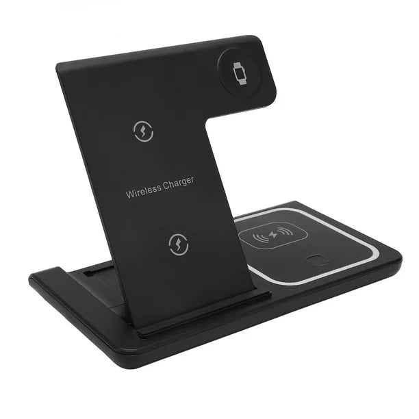 Cargador Inalámbrico 3 en 1 Carga Rápida