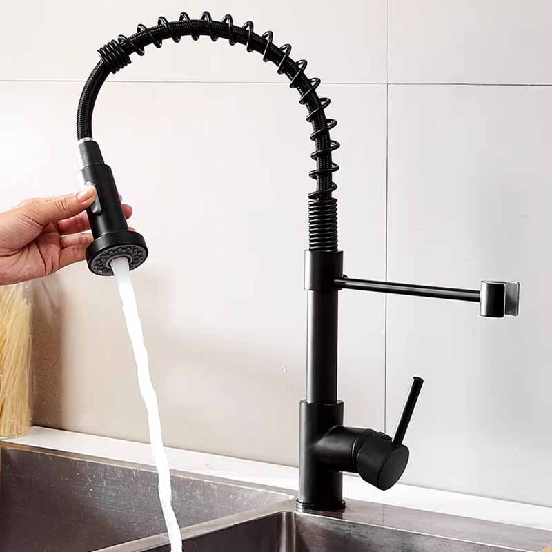 Canilla Monocomando Extensible de Cocina con Soporte