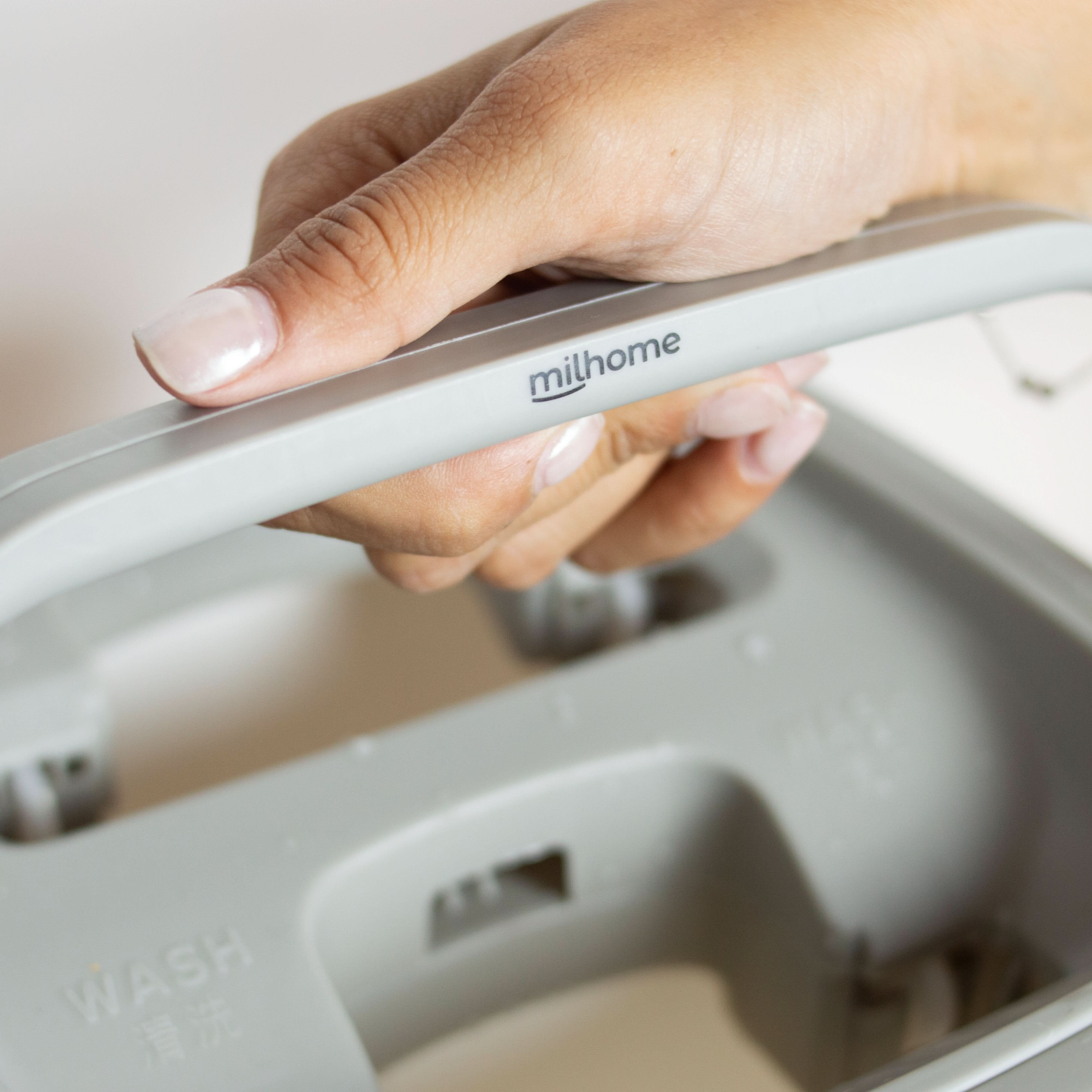 Mopa Vaster con Balde Marca Milhome con 2 Paños