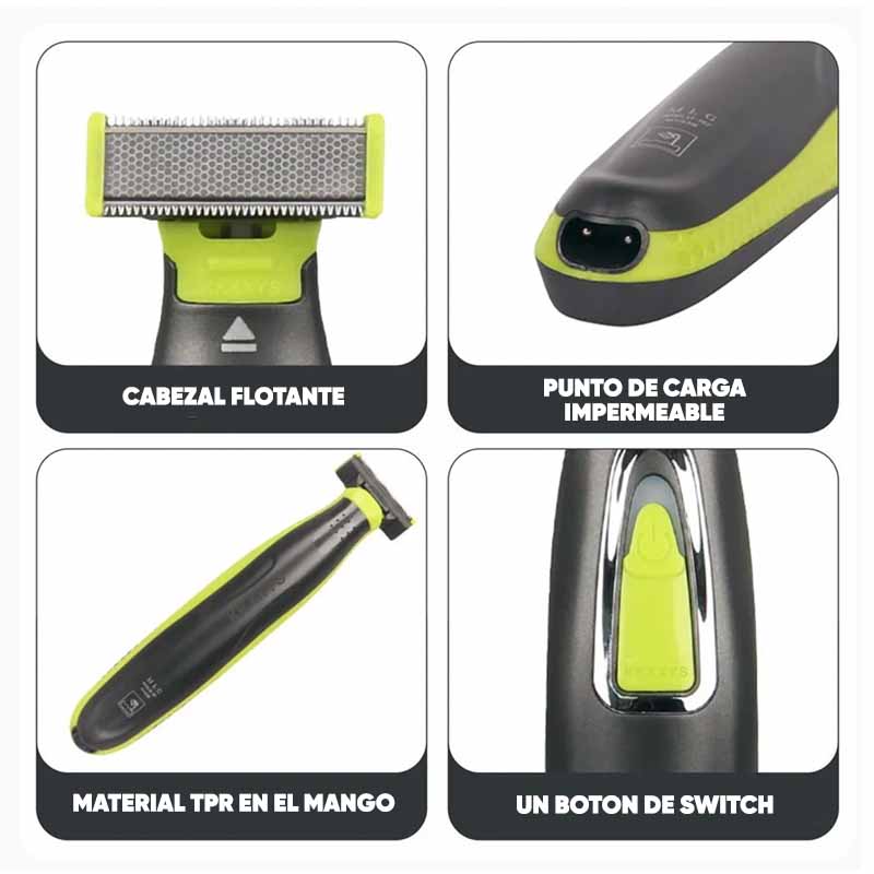 Afeitadora Eléctrica MLG con Carga Usb