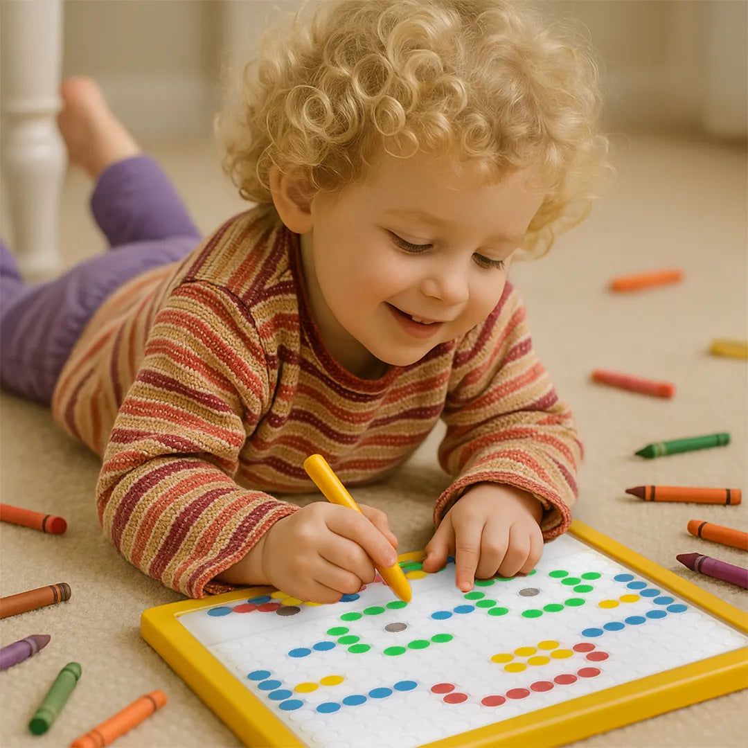 Pizarra Didactica con Fichas Magneticas y Cartas
