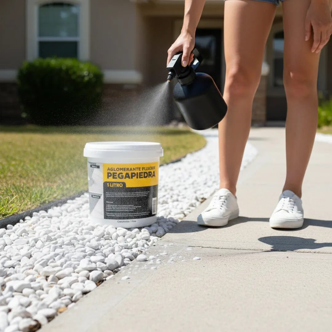 Fijador para piedras de Jardín PEGAPIEDRA 1L Leisel