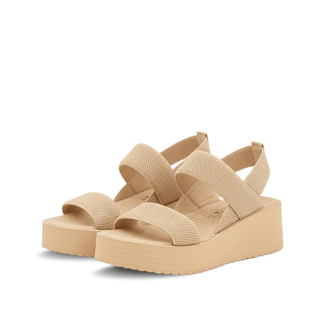 Sandalias de Mujer Tejida de Cañamo con Doble Banda