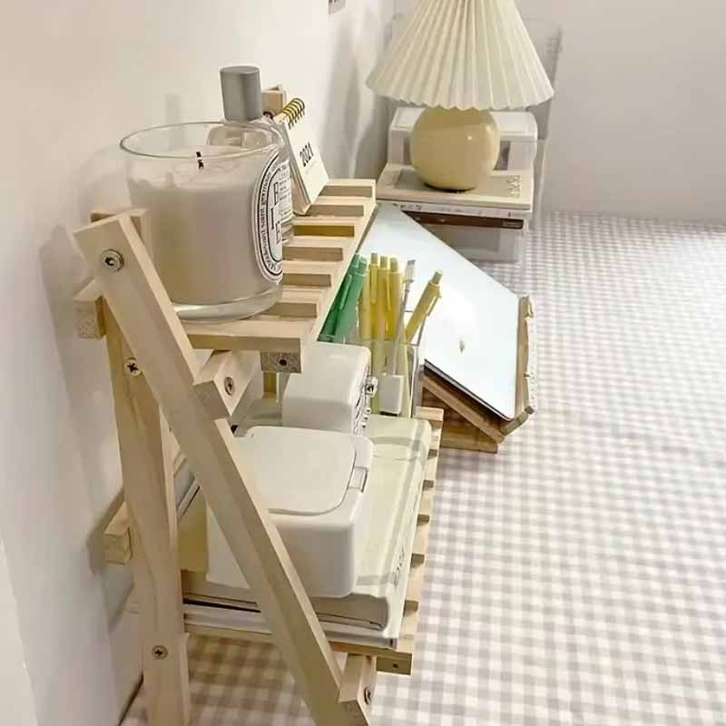 Estanteria de Madera 2 Niveles para Escritorio