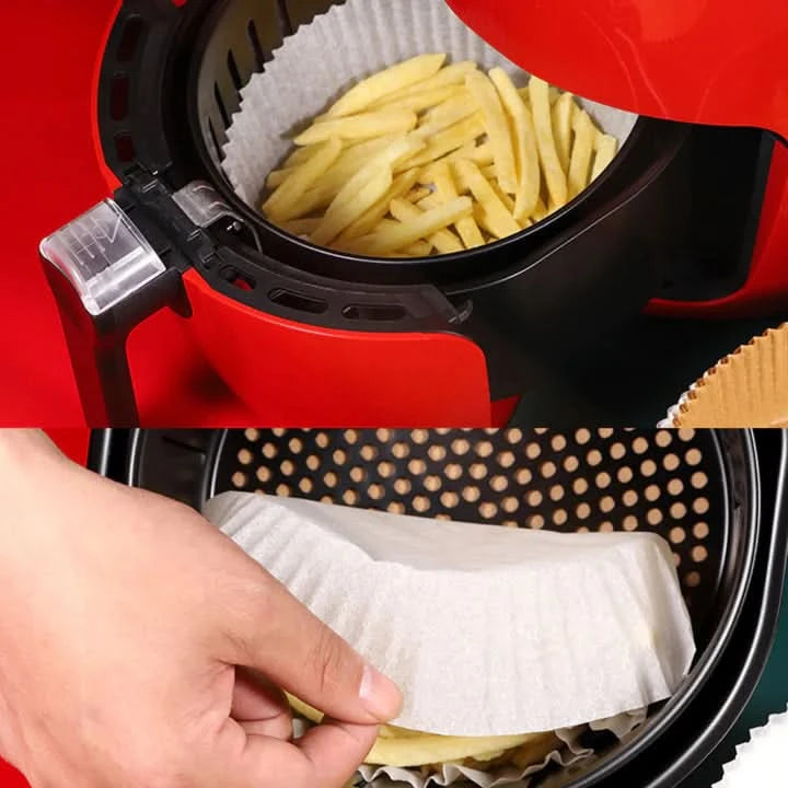 Pack de Bandejas de Papel para Freidora sin Aceite